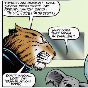 There is supposed to be a funny joke panel here, oh well.