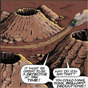 There is supposed to be a funny joke panel here, oh well.